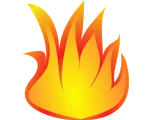 Icon brennendes Feuer