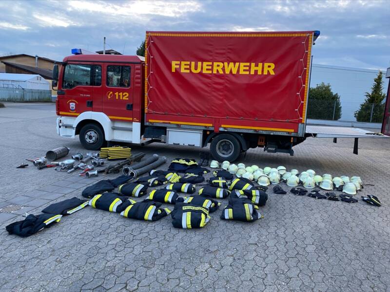 Feuerwehr der Gemeinde Brensbach spendet Ausrüstung an Katastrophenschutz in der Ukraine