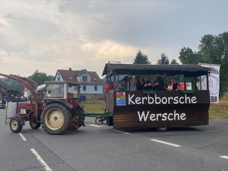 Absicherung Kerbumzug in Nieder-Kainsbach