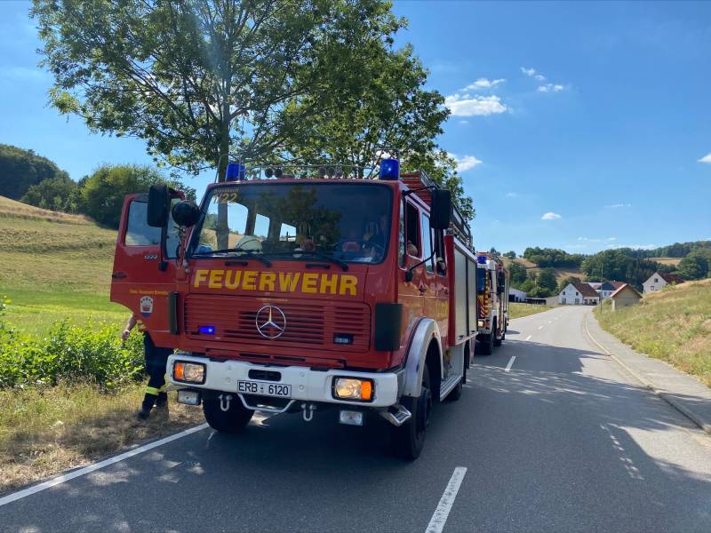 Feuerwehr der Gemeinde Brensbach sehr gefordert, 17 Einsätze in 26 Tage