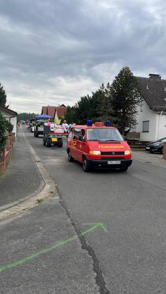 Verkehrsabsicherung Kerbumzug in Wersau